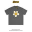 Drew House Daisy Smiley Graphic Oversized Cotton T-Shirt, Charcoal Grey