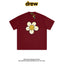 Drew House Daisy Smiley Graphic Oversized Cotton T-Shirt, Burgundy