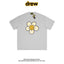 Drew House Daisy Smiley Graphic Oversized Cotton T-Shirt, Light Heather Grey