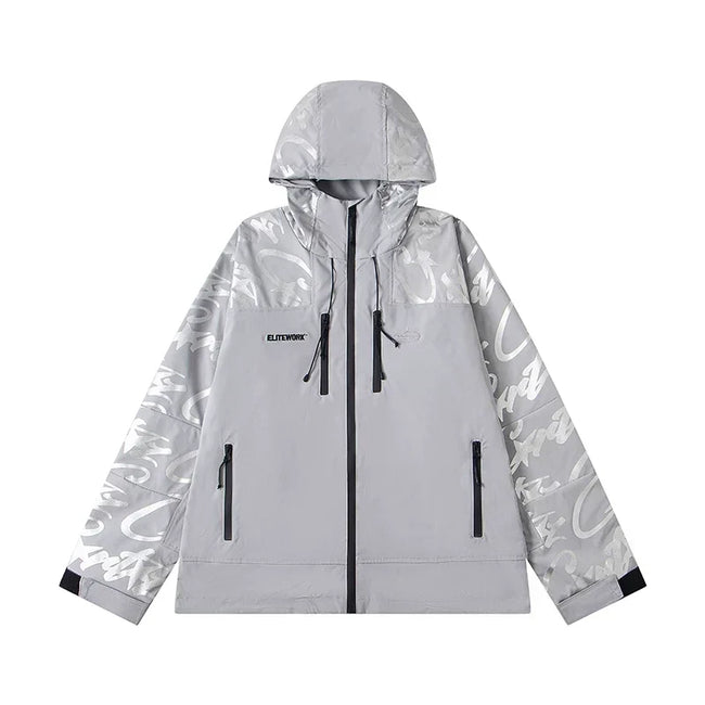 Corteiz Devil's Island Stormtrooper Waterproof Jacket Grey Hover Image