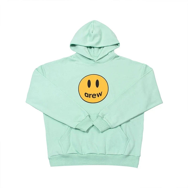 Drew House Smiley Face Pullover Hoodie, Mint Green Hover Image